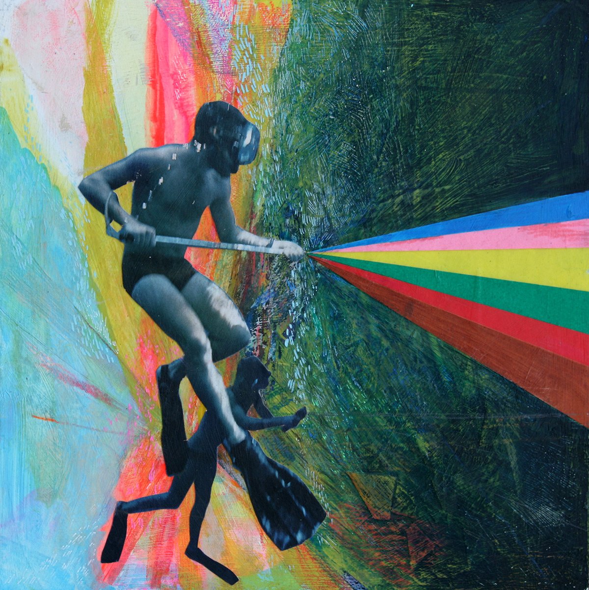 Cave Diver, artwork by Brandi Strickland Bentley