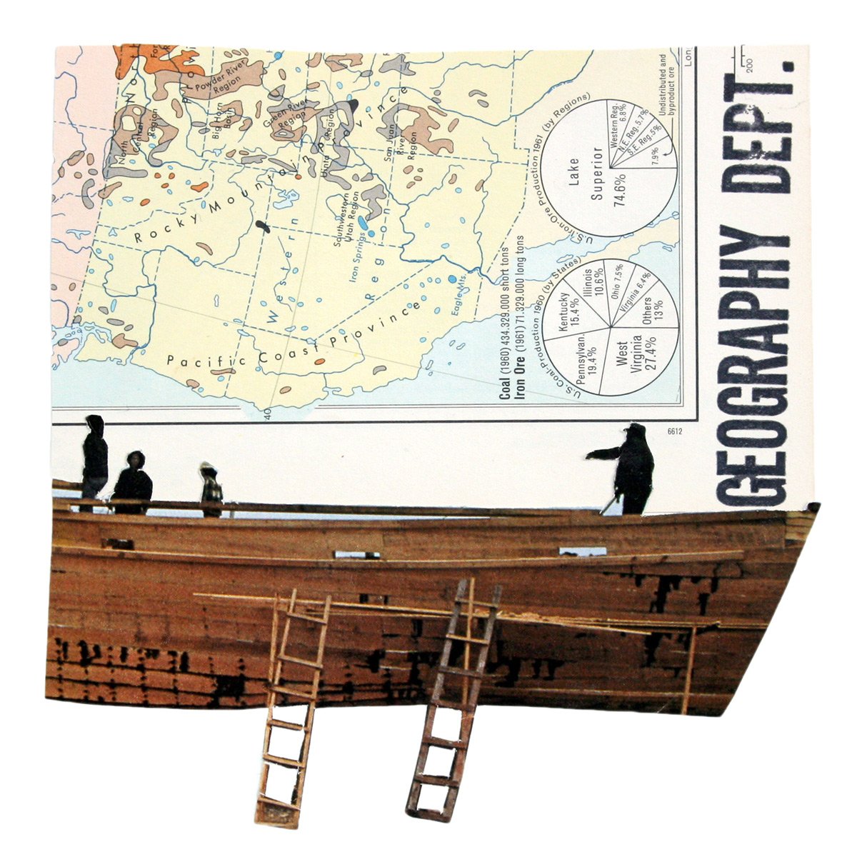 Geography Department, artwork by Brandi Strickland Bentley