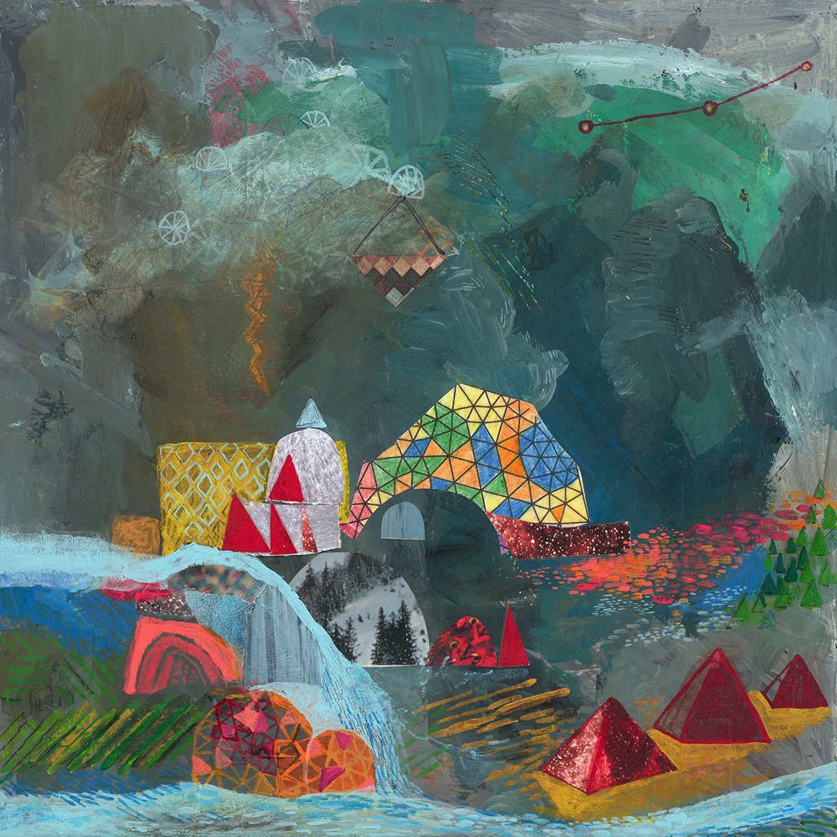 Mountain House, artwork by Brandi Strickland Bentley