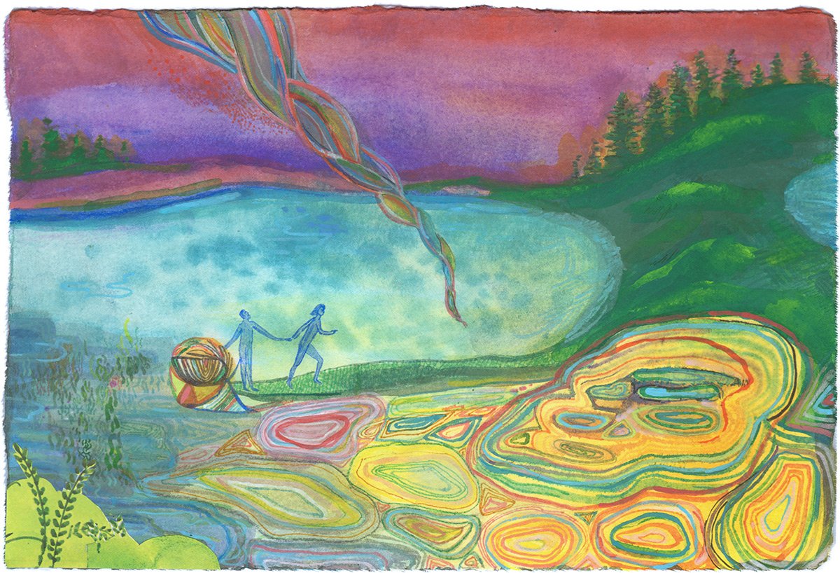 Quicksand, artwork by Brandi Strickland Bentley