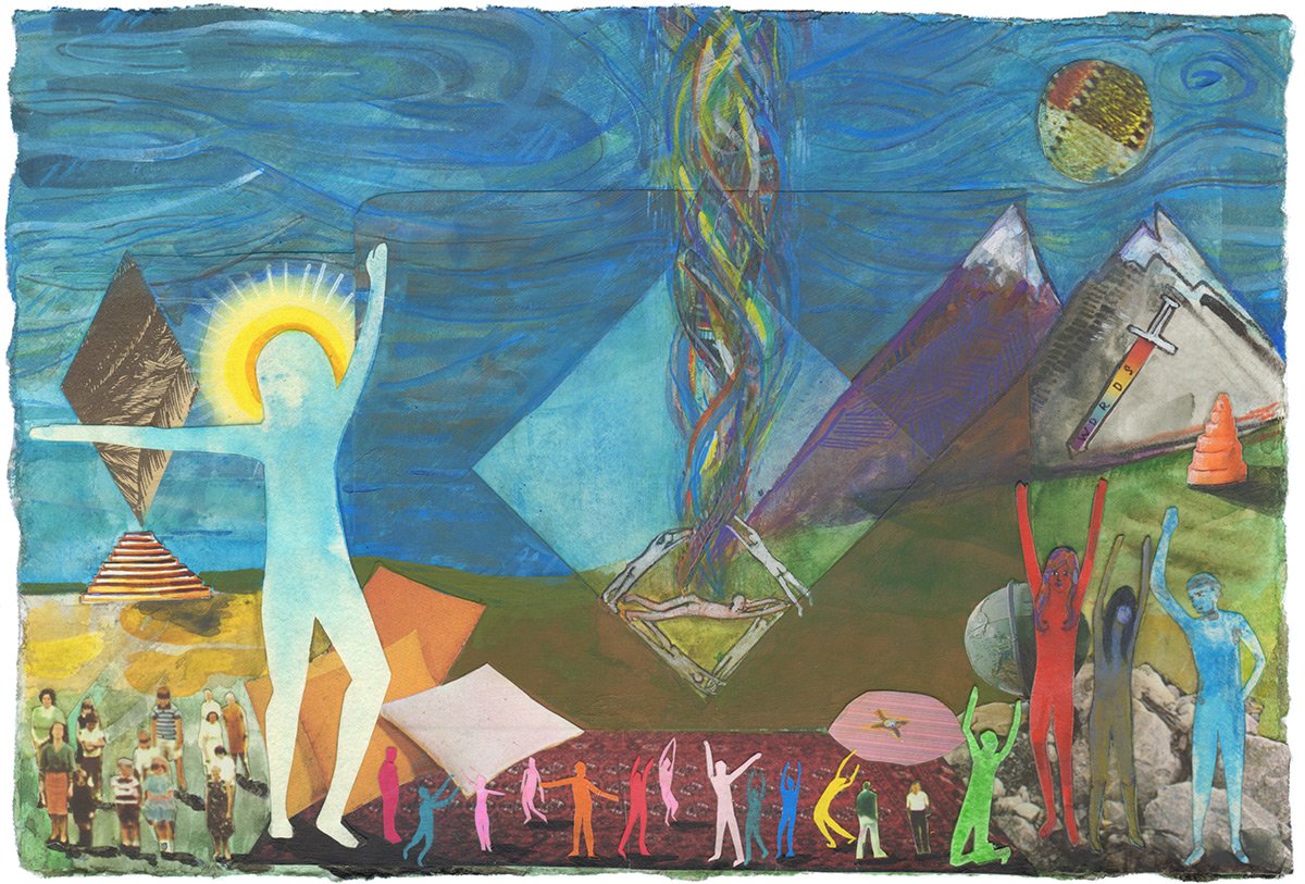 At the Earth Navel, artwork by Brandi Strickland Bentley