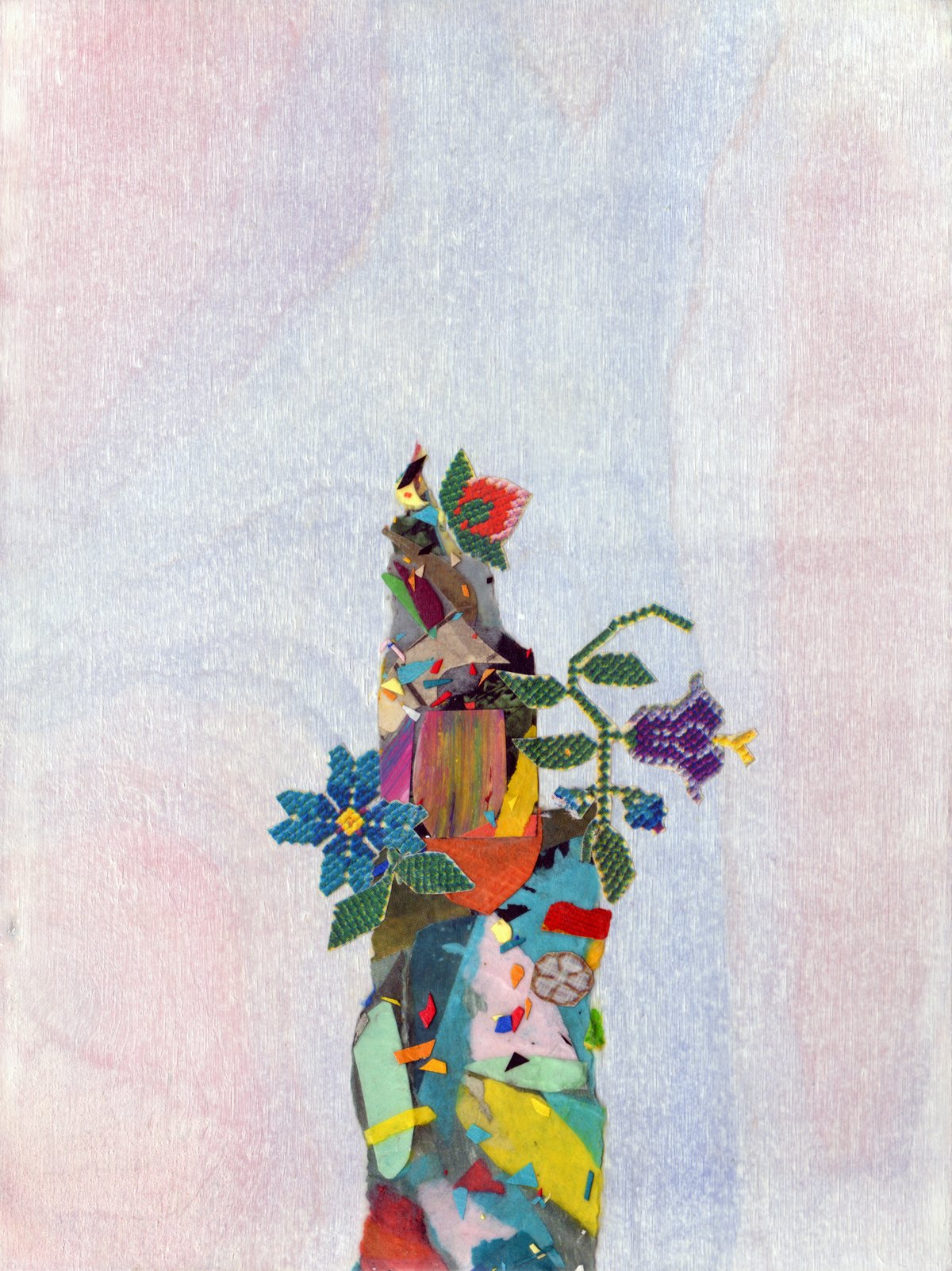 Flower Tower, artwork by Brandi Strickland Bentley