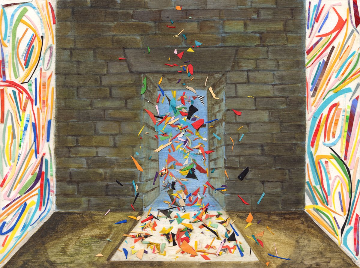 Becoming at the Door, artwork by Brandi Strickland Bentley